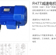 FH77BDRN112M4BE5HF_TF_EK8C-i19.7减速机型号解析